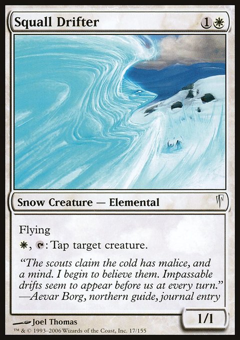 Squall Drifter, Coldsnap #17, Magic: The Gathering card