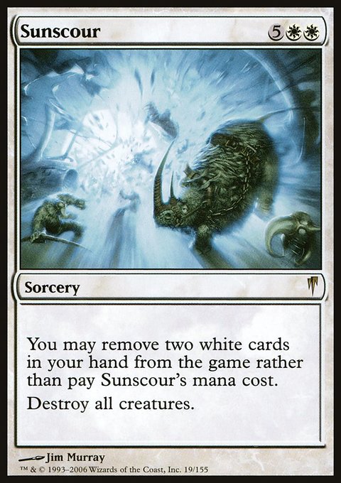 Sunscour, Coldsnap #19, Magic: The Gathering card