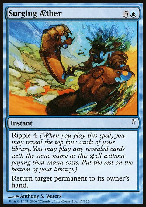 Surging Aether, Coldsnap #47, Magic: The Gathering card