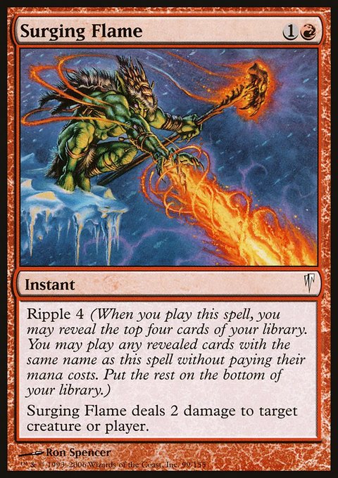Surging Flame, Coldsnap #99, Magic: The Gathering card