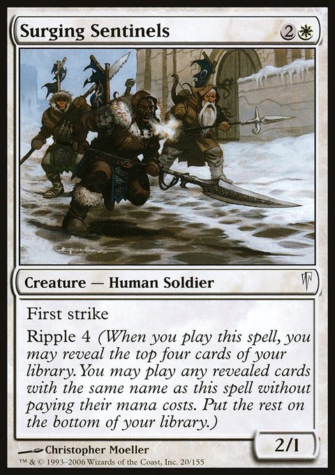 Surging Sentinels, Coldsnap #20, Magic: The Gathering card