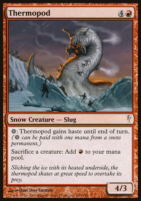 Thermopod, Coldsnap #100, Magic: The Gathering card