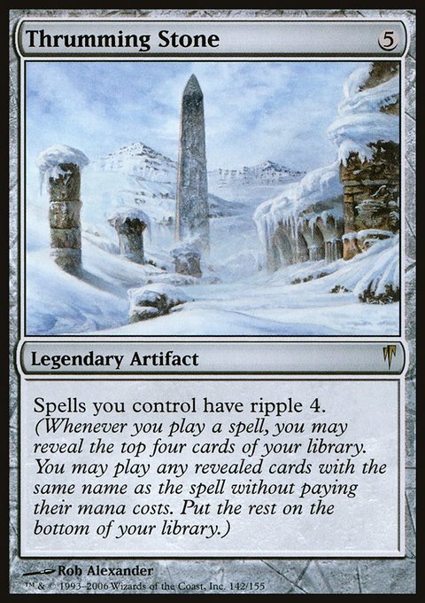 Thrumming Stone, Coldsnap #142, Magic: The Gathering card