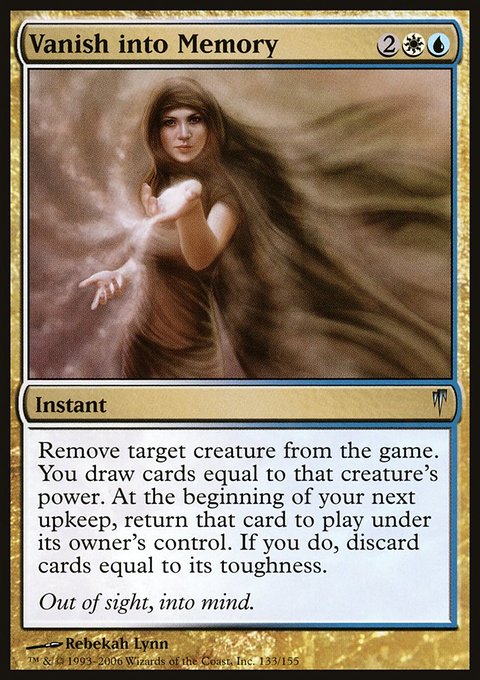Vanish into Memory, Coldsnap #133, Magic: The Gathering card