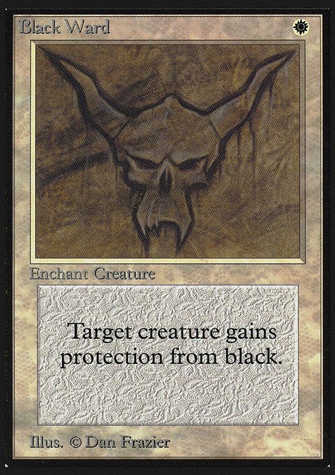 Black Ward, Collectors' Edition #5, Magic: The Gathering card