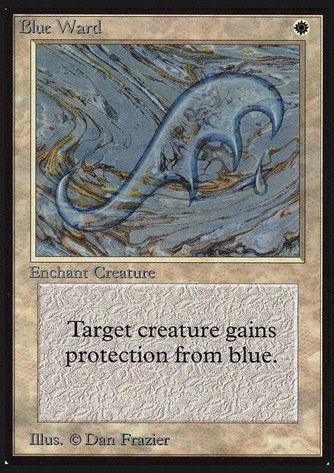 Blue Ward, Collectors' Edition #8, Magic: The Gathering card