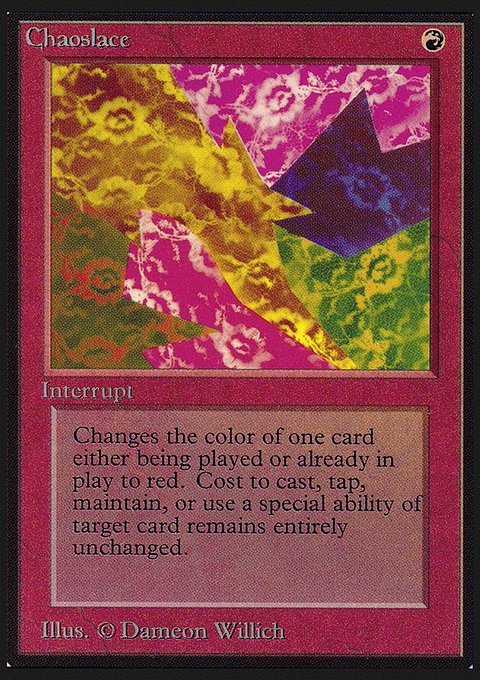 Chaoslace, Collectors' Edition #140, Magic: The Gathering card