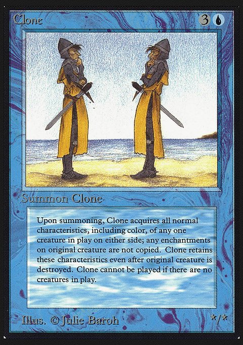 Clone, Collectors' Edition #52, Magic: The Gathering card