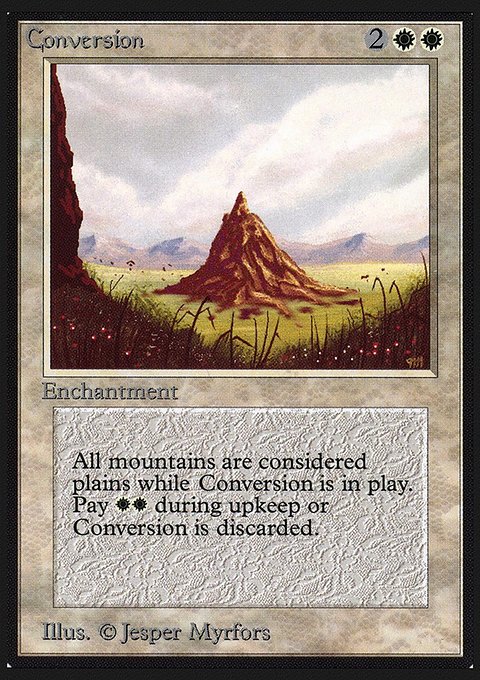 Conversion, Collectors' Edition #16, Magic: The Gathering card