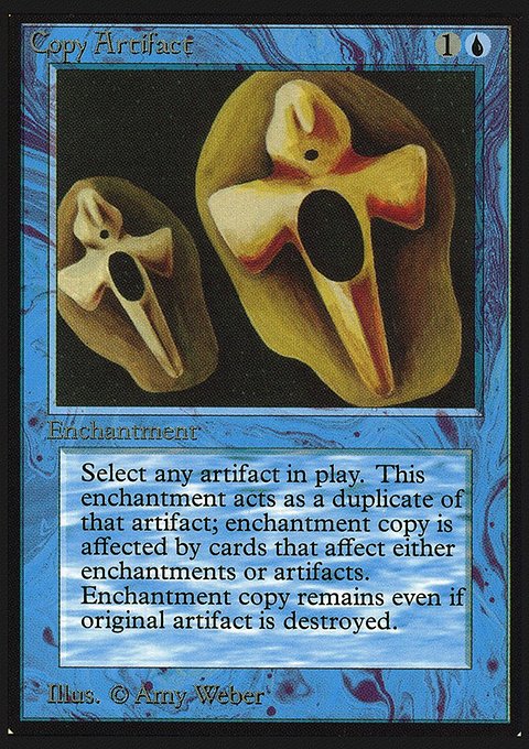 Copy Artifact, Collectors' Edition #54, Magic: The Gathering card