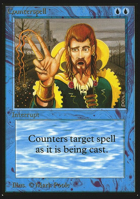 Counterspell, Collectors' Edition #55, Magic: The Gathering card