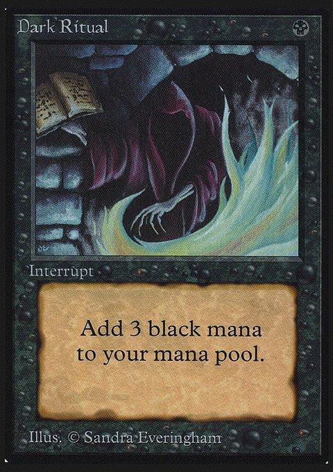 Dark Ritual, Collectors' Edition #99, Magic: The Gathering card