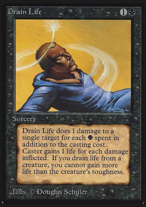 Drain Life, Collectors' Edition #106, Magic: The Gathering card