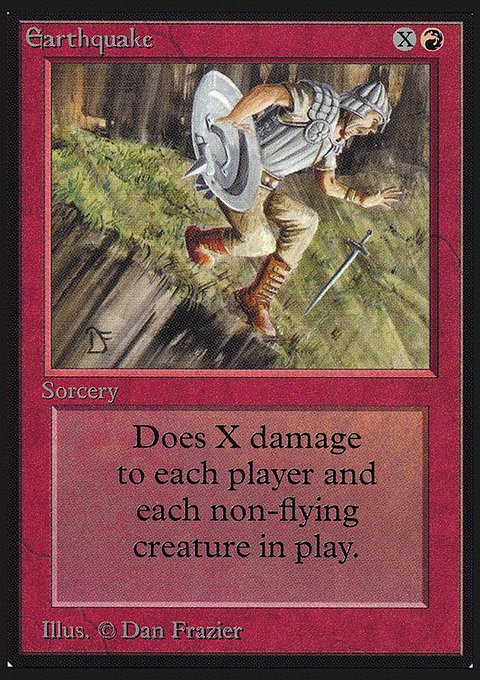 Earthquake, Collectors' Edition #147, Magic: The Gathering card