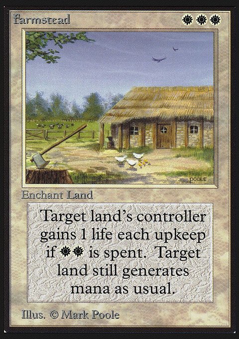 Farmstead, Collectors' Edition #20, Magic: The Gathering card