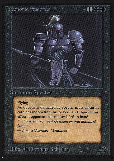 Hypnotic Specter, Collectors' Edition #113, Magic: The Gathering card