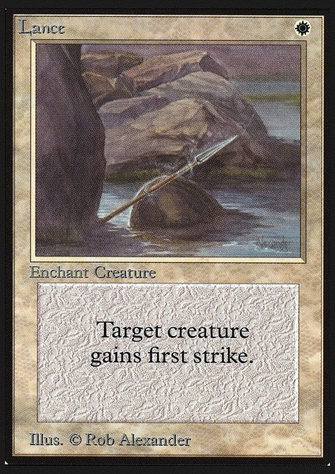 Lance, Collectors' Edition #28, Magic: The Gathering card