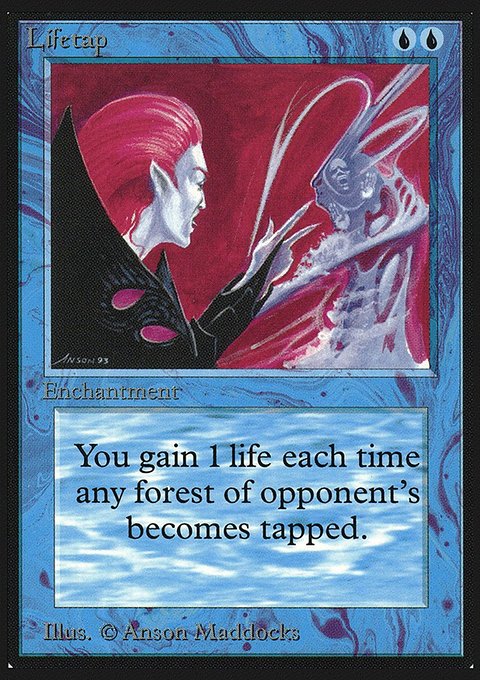 Lifetap, Collectors' Edition #62, Magic: The Gathering card