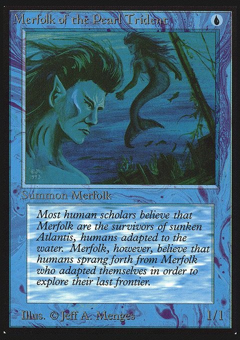 Merfolk of the Pearl Trident, Collectors' Edition #67, Magic: The Gathering card