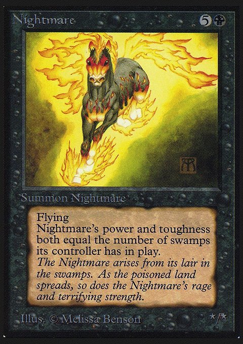 Nightmare, Collectors' Edition #119, Magic: The Gathering card