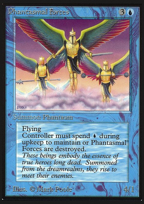 Phantasmal Forces, Collectors' Edition #68, Magic: The Gathering card