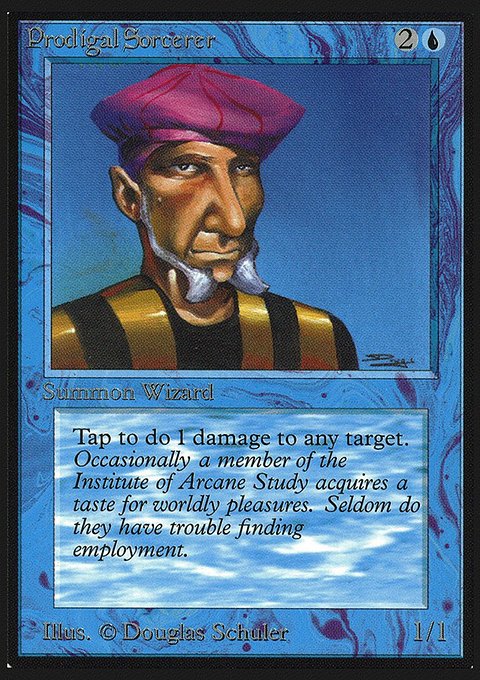 Prodigal Sorcerer, Collectors' Edition #74, Magic: The Gathering card