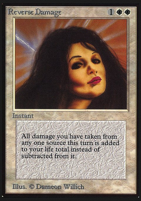 Reverse Damage, Collectors' Edition #36, Magic: The Gathering card