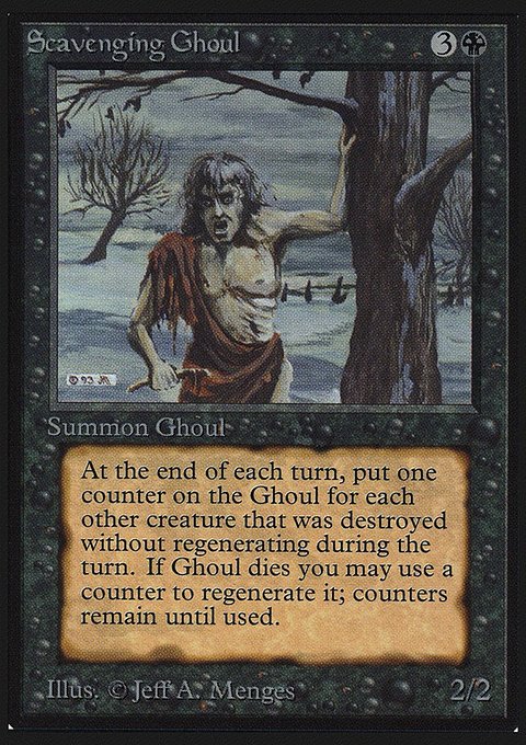 Scavenging Ghoul, Collectors' Edition #127, Magic: The Gathering card