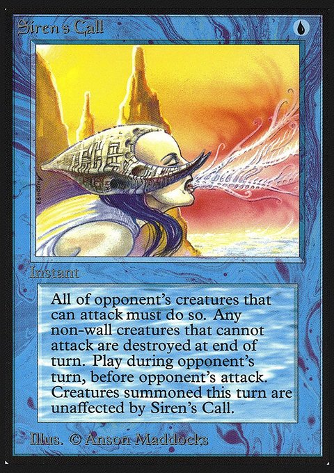 Siren's Call, Collectors' Edition #78, Magic: The Gathering card