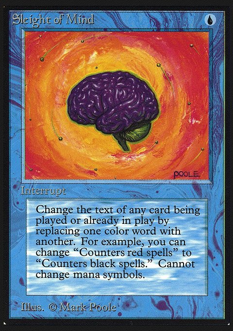 Sleight of Mind, Collectors' Edition #79, Magic: The Gathering card