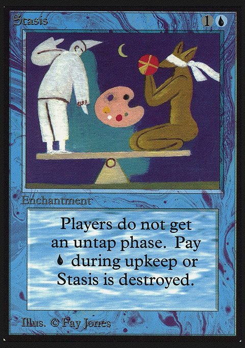 Stasis, Collectors' Edition #81, Magic: The Gathering card