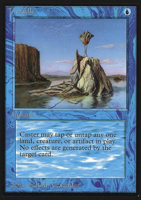 Twiddle, Collectors' Edition #86, Magic: The Gathering card