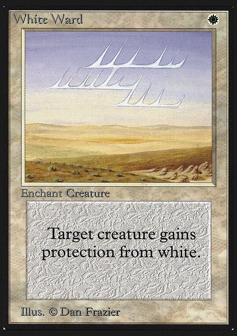 White Ward, Collectors' Edition #45, Magic: The Gathering card