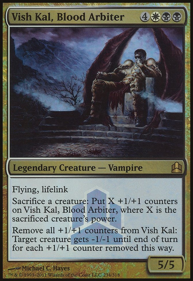 Vish Kal, Blood Arbiter, Commander 2011 Launch Party #234, Magic: The Gathering card