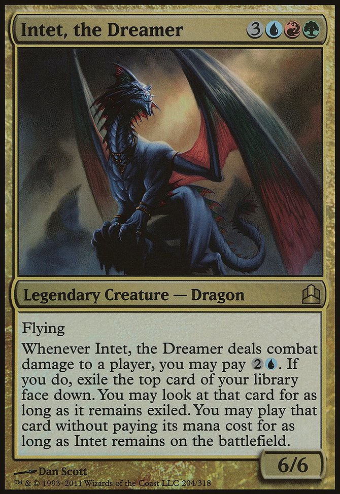 Intet, the Dreamer, Commander 2011 Oversized #204, Magic: The Gathering card