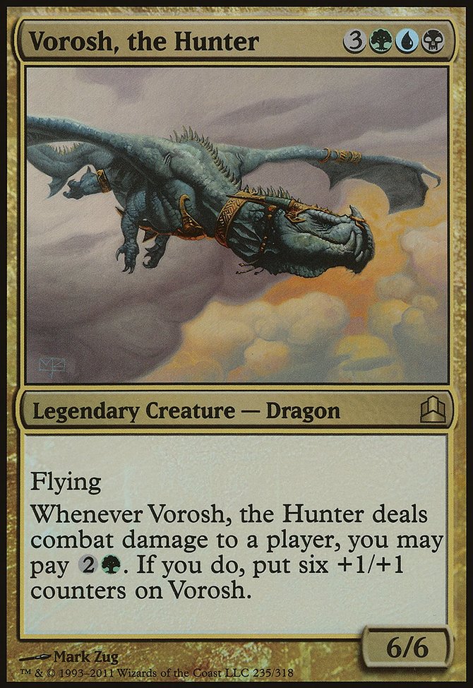 Vorosh, the Hunter, Commander 2011 Oversized #235, Magic: The Gathering card