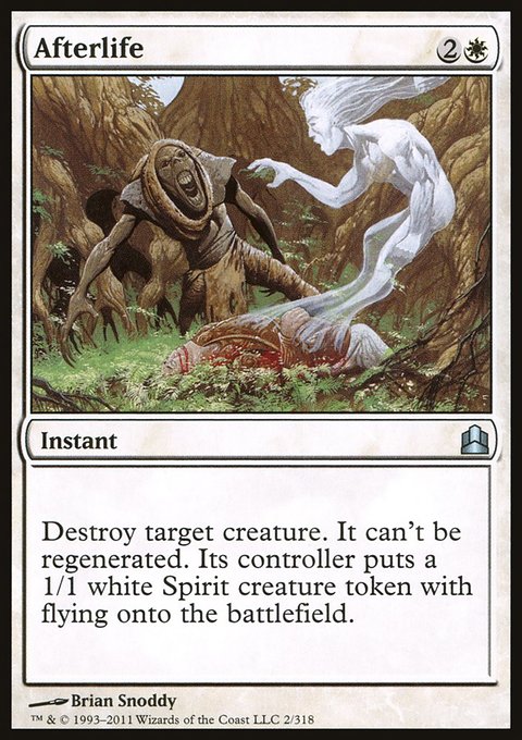 Afterlife, Commander 2011 #2, Magic: The Gathering card