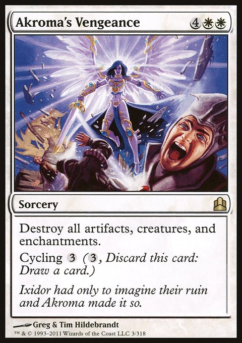 Akroma's Vengeance, Commander 2011 #3, Magic: The Gathering card