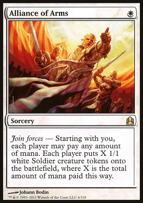 Alliance of Arms, Commander 2011 #4, Magic: The Gathering card
