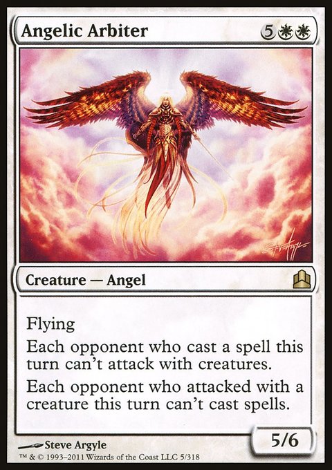 Angelic Arbiter, Commander 2011 #5, Magic: The Gathering card