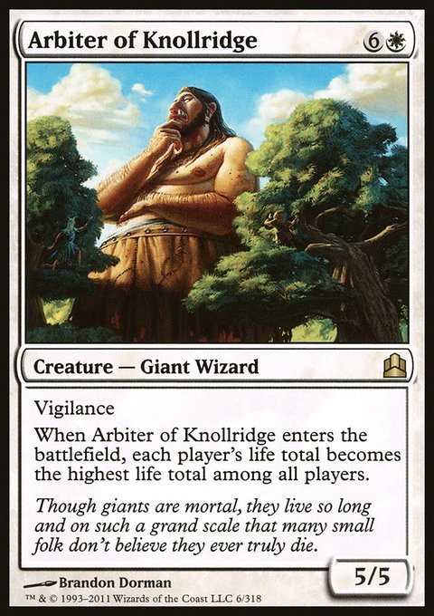 Arbiter of Knollridge, Commander 2011 #6, Magic: The Gathering card