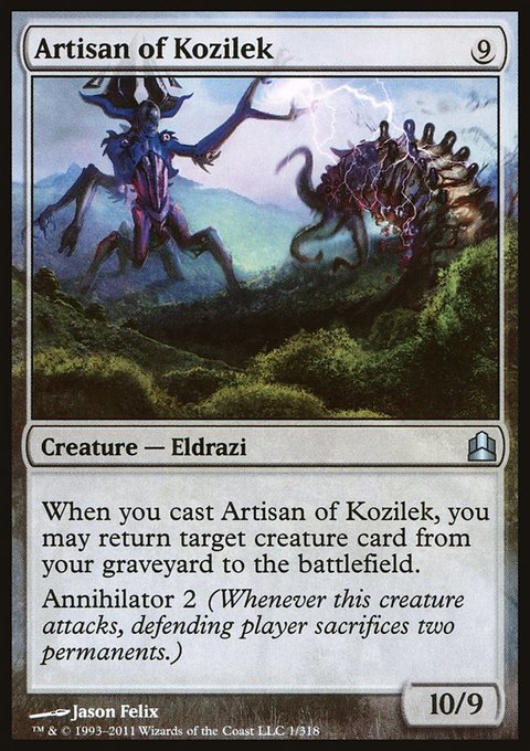 Artisan of Kozilek, Commander 2011 #1, Magic: The Gathering card