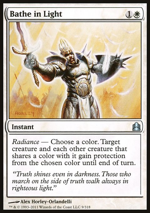Bathe in Light, Commander 2011 #9, Magic: The Gathering card