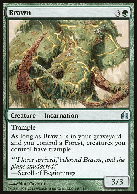 Brawn, Commander 2011 #145, Magic: The Gathering card