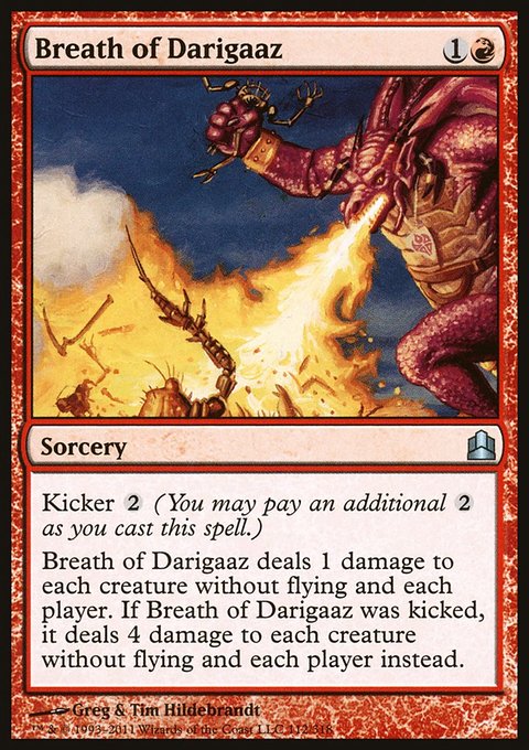 Breath of Darigaaz, Commander 2011 #112, Magic: The Gathering card