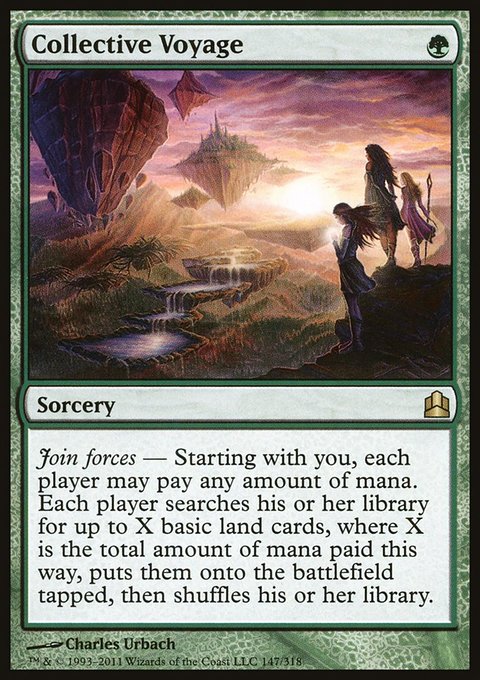 Collective Voyage, Commander 2011 #147, Magic: The Gathering card