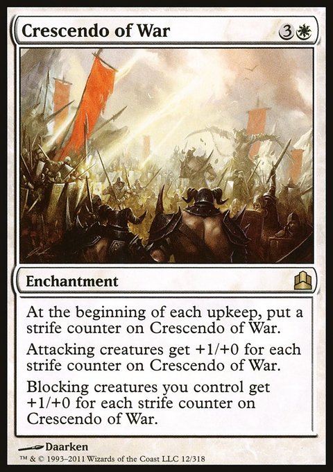 Crescendo of War, Commander 2011 #12, Magic: The Gathering card