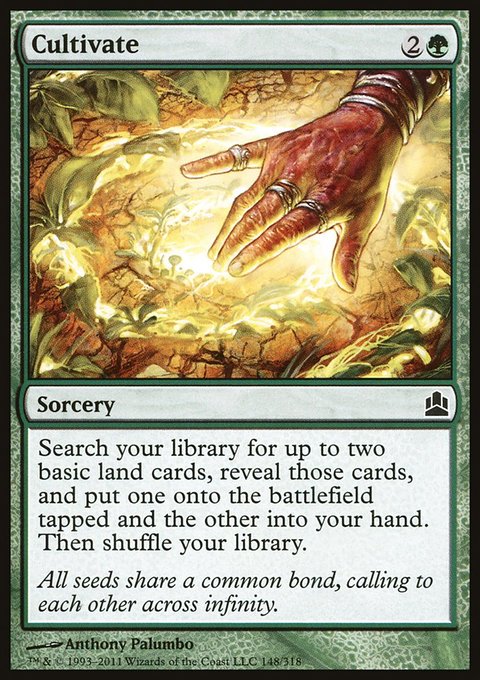 Cultivate, Commander 2011 #148, Magic: The Gathering card