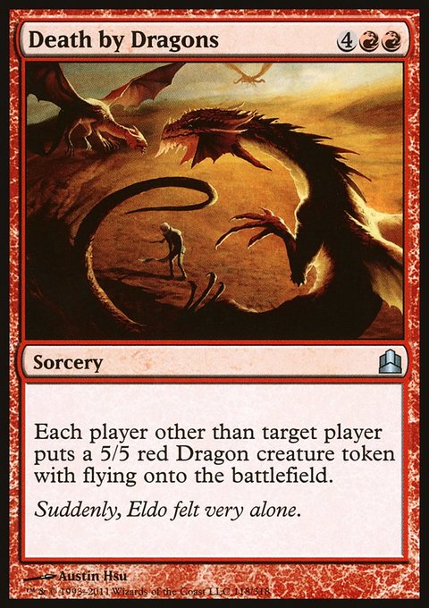 Death by Dragons, Commander 2011 #118, Magic: The Gathering card