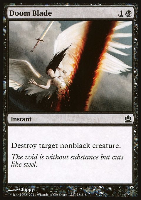 Doom Blade, Commander 2011 #78, Magic: The Gathering card